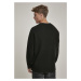 Cut On Sleeve Naps Interlock Crew - black