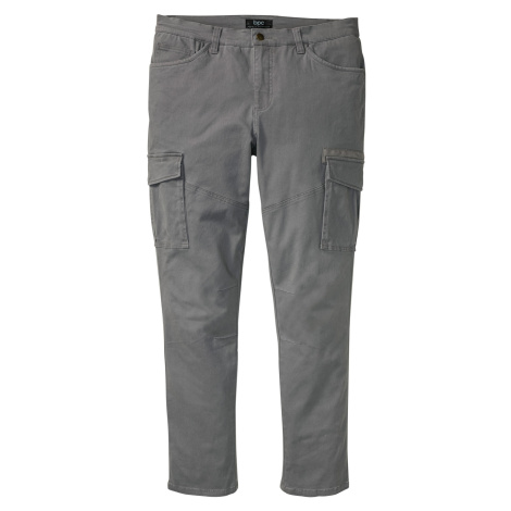 Strečové cargo kalhoty Slim Fit, Straight Bonprix