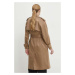 Trench kabát Answear Lab dámský, béžová barva, přechodný