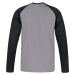 Hannah Hanes Pánské tričko s dlouhým rukávem 10035980HHX Steel gray/anthracite