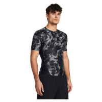 HeatGear® Iso-Chill Printed SS | Black/White