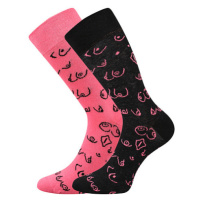 Lonka Doble mix Dámské vzorované ponožky - 1-3 páry BM000000567900101919 vzor Kp