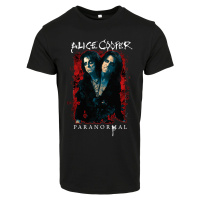 Alice Cooper Paranormal Splatter Adult Black Tee černé