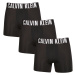 3PACK pánské boxerky Calvin Klein černé (NB3612A-UB1)