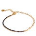 GRACE Jewellery Elegantní náramek se zirkony, chirurgická ocel BN-10-1306A-4 Modrá 17 cm + 3 cm 