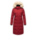 Dámská dlouhá zimní bunda Schneesternchen Marikoo - BLOOD RED