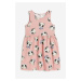 H & M - Vzorované bavlněné šaty - růžová