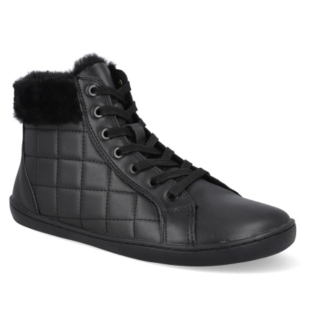 Barefoot dámské zimní boty Protetika - Zora dark black černé