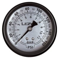 Lezyne 160 PSI GAUGE černá/stříbrná