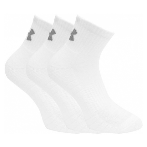 3PACK ponožky Under Armour bílé (1346770 100)