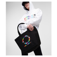 Kabelka karl lagerfeld k/pride rev canvas tote černá