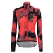 SANTINI Cyklistická větruodolná bunda - NEBULA STORM LADY - růžová