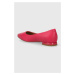 Kožené baleríny Wojas růžová barva, 4403355
