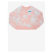 Bílo-růžová holčičí batikovaná mikina Levi's®