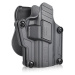 Univerzální pistolové pouzdro Mega-Fit Gen2 Cytac® / pádlo – pravá strana, Černá