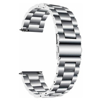 4wrist Ocelový tah pro Samsung Galaxy Watch - Silver