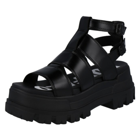 BUFFALO Páskové sandály 'Aspha' černá | Modio.cz