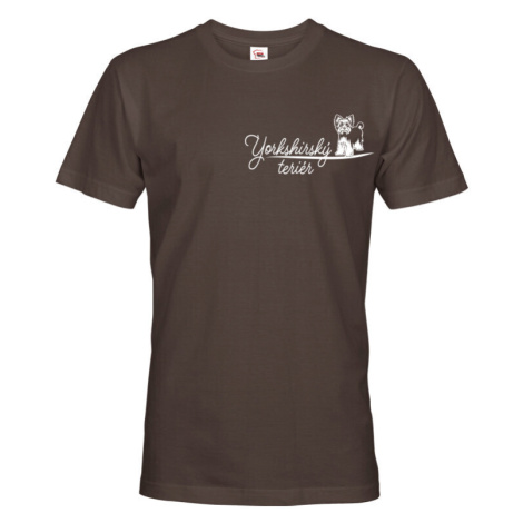 Pánské tričko pro milovníky psů Yorkshirský teriér - dárek pro pejskaře BezvaTriko