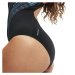 Dámské plavky speedo placement laneback black/aquarium/miami lilac