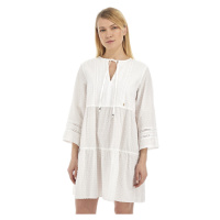 Šaty la martina woman dress cotton muslin optic white