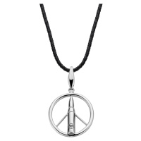 Rebel & Rose RR-NL017-S-L Unisex Necklace - Make Love Not War