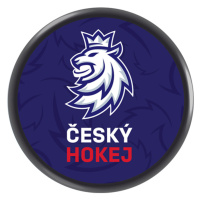 Hokejové reprezentace puk navy Czech Ice Hockey logo lion