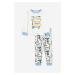 H & M - Žerzejové pyžamo - bílá