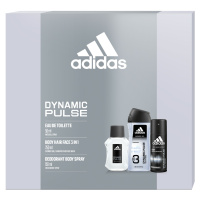 Adidas Dynamic Pulse - toaletní voda s rozprašovačem 50 ml + deodorant ve spreji 150 ml + sprcho