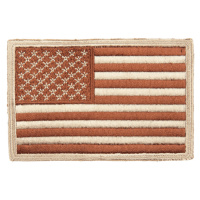 Nášivka: Vlajka USA [standardní] béžová | hnědá