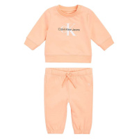 Dětská souprava Calvin Klein Jeans oranžová barva