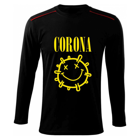 Corona žluté logo - Triko s dlouhým rukávem Long Sleeve