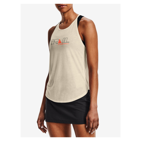 Dámské tílko Under Armour Run Trail Tank-BRN M