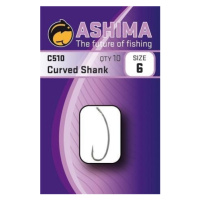 Ashima Háčky C510 Curved Shank 10ks - vel. 8