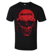 Tričko metal pánské Megadeth - Contrast Red - ROCK OFF - MEGATS03MB