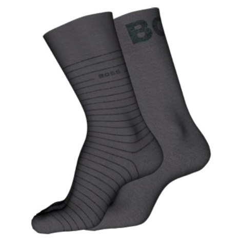 Hugo Boss 2 PACK - pánské ponožky BOSS 50503547-033