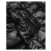 Černá lesklá prošívaná dámská bunda model 15271316 - 6&8 Fashion