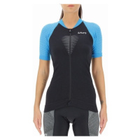 UYN Granfondo OW Biking Lady Shirt Short Sleeve Dres Blackboard/Danube Blue