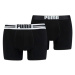 Puma PLACED LOGO BOXER 2P Pánské boxerky, černá, velikost