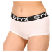 Dámské kalhotky Styx s nohavičkou bílé (IN1061)