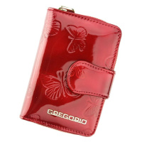 Luxusní dámská kožená peněženka little Butterfly, červená