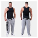 NEBBIA - Tepláky bodybuilding 186 (grey) - NEBBIA