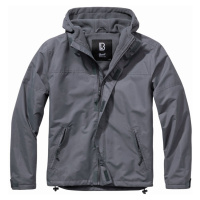 Pánská bunda // Brandit Windbreaker Frontzip anthracite