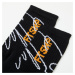 Ponožky Footshop The Skateboard Socks Black/ Orange