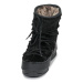 Moon Boot MOON BOOT MONACO LOW FUR WP Černá