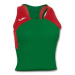 Joma T-Shirt Record Woman Green-Red Sleeveless