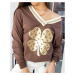 ALEXA women's sweatshirt brown BY0735