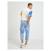 Světle modré pánské straight fit džíny Tom Tailor Denim