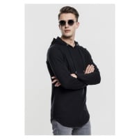 Pánská mikina // Urban Classics Long Shaped Terry Hoody black