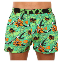 Pánské trenky Styx art sportovní guma tropic (B1557)