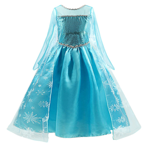 Dívčí šaty kostým Sněhová Královna
